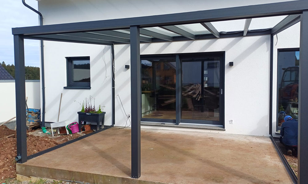 kleine-Terrassenüberdachung kleine-Terrassenüberdachung