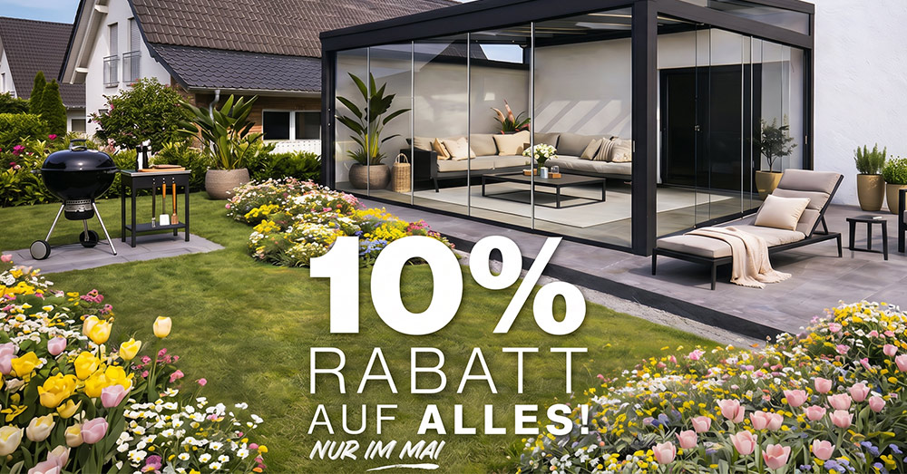 Rabatt im Mai Rabatt im Mai